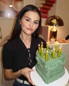 Selena Gomez celebrates her 34th birthday during an Italy vacation with Benny Blanco while supporting the Rare Impact Fund.